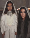 Kim Kardashian deler bilder med North og avslører at hun ble døpt med barna sine i Armenia