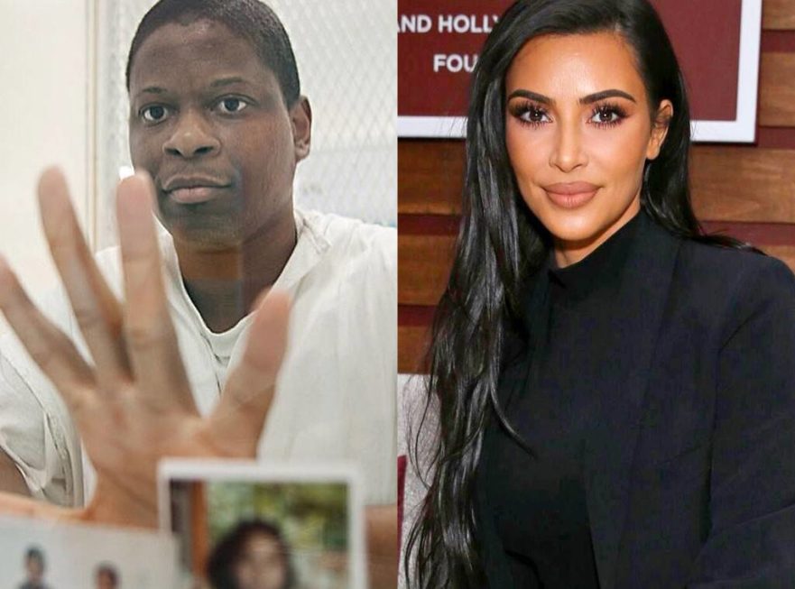 Da Death Row-innsatt Rodney Reed fikk vite at han ikke måtte dø denne uken, var Kim Kardashian i rommet sammen med ham.