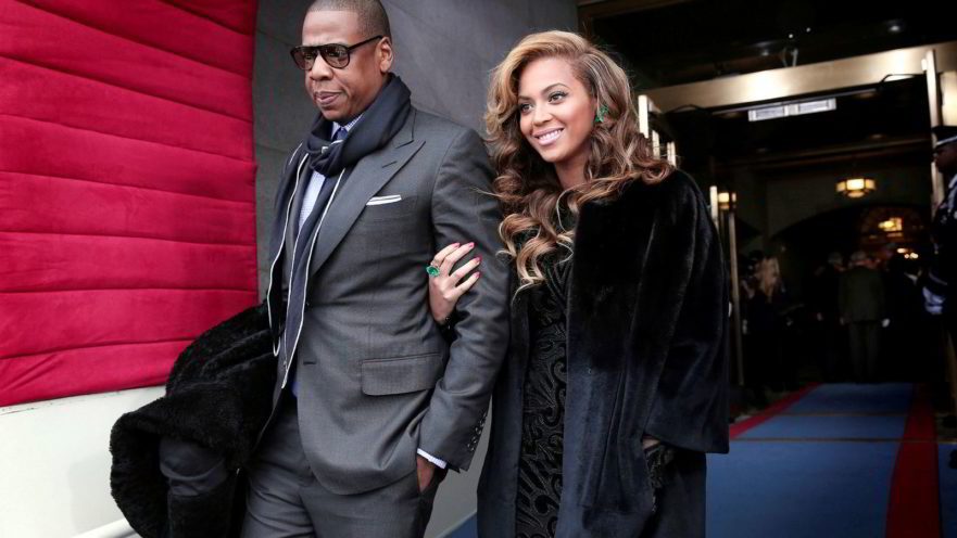 Beyonce og Jay z får kritikk for å ikke ha stått under nasjonalsang